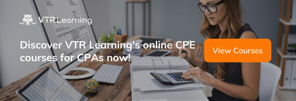 A call to action inviting accountants to earn CPE credits for CPA license renewal