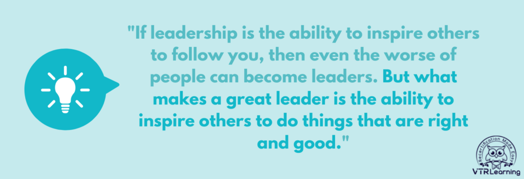 Quote about leadership and the ability to inspire others