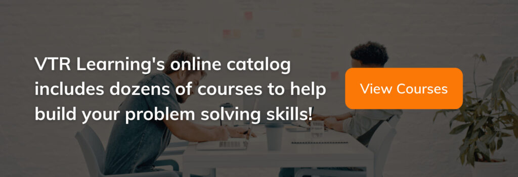 Call to action, inviting readers to strengthen problem solving skills with online courses