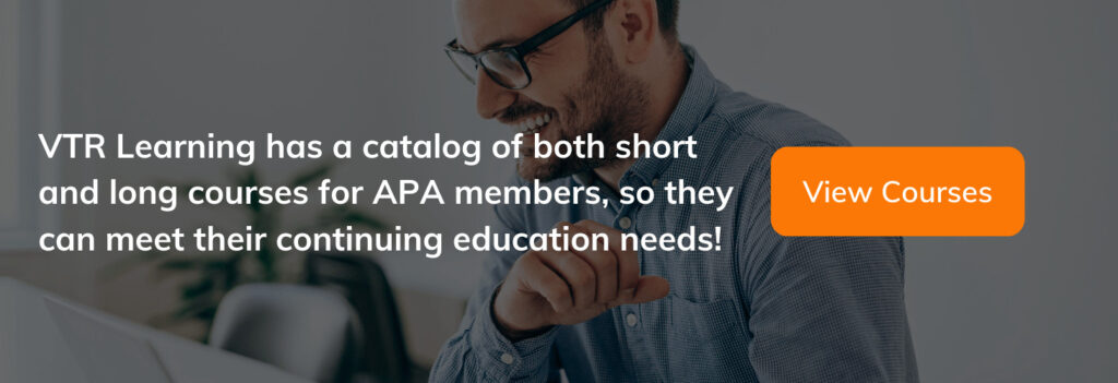 Call for readers to try taking online APA RCH credit courses