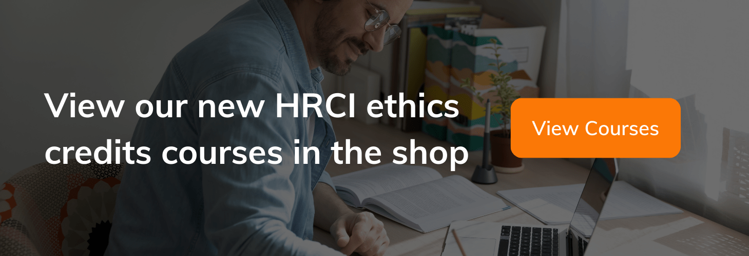 HRCI Ethics Credits from VTR Learning VTR Learning