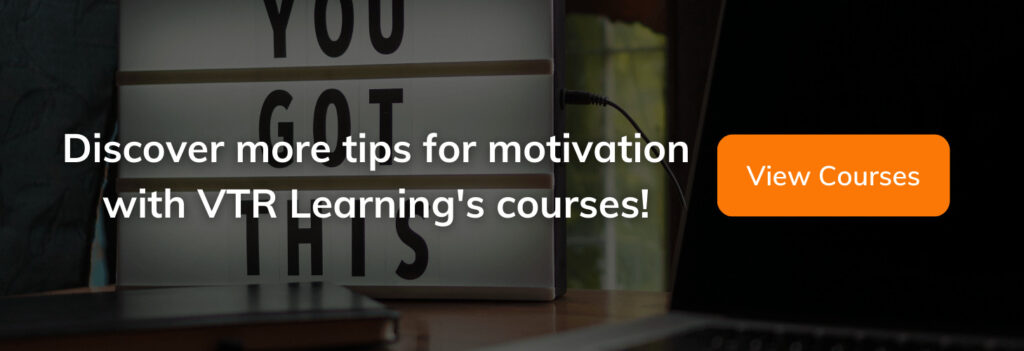 Call for readers to take courses that teach how to stay motivated